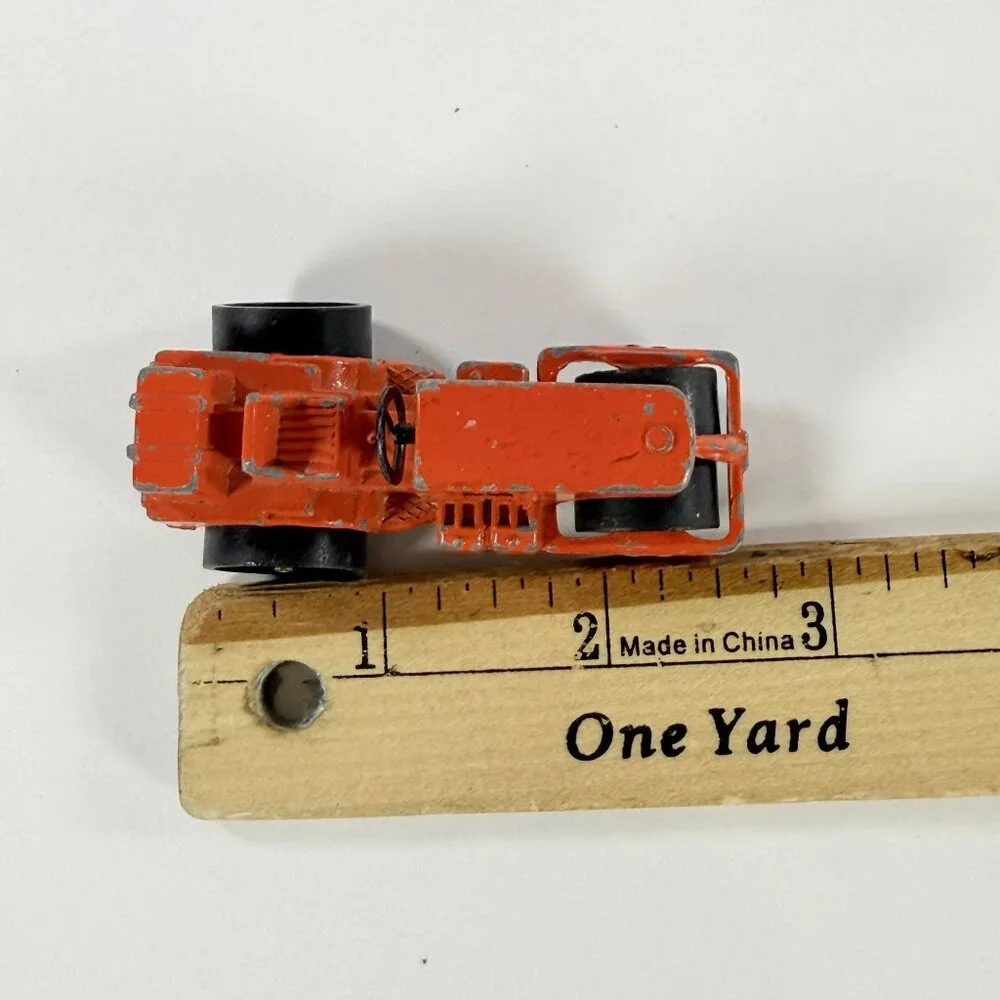 Vintage Tootsie Diecast Fire Truck Ford Wrecker & Hong Kong Road Roller 1960s